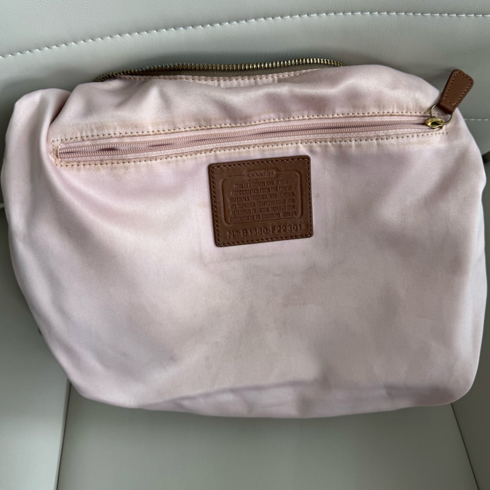 COACH Beige Signature Canvas and Leather Kristin Hobo Purse - Picture 7 of 13